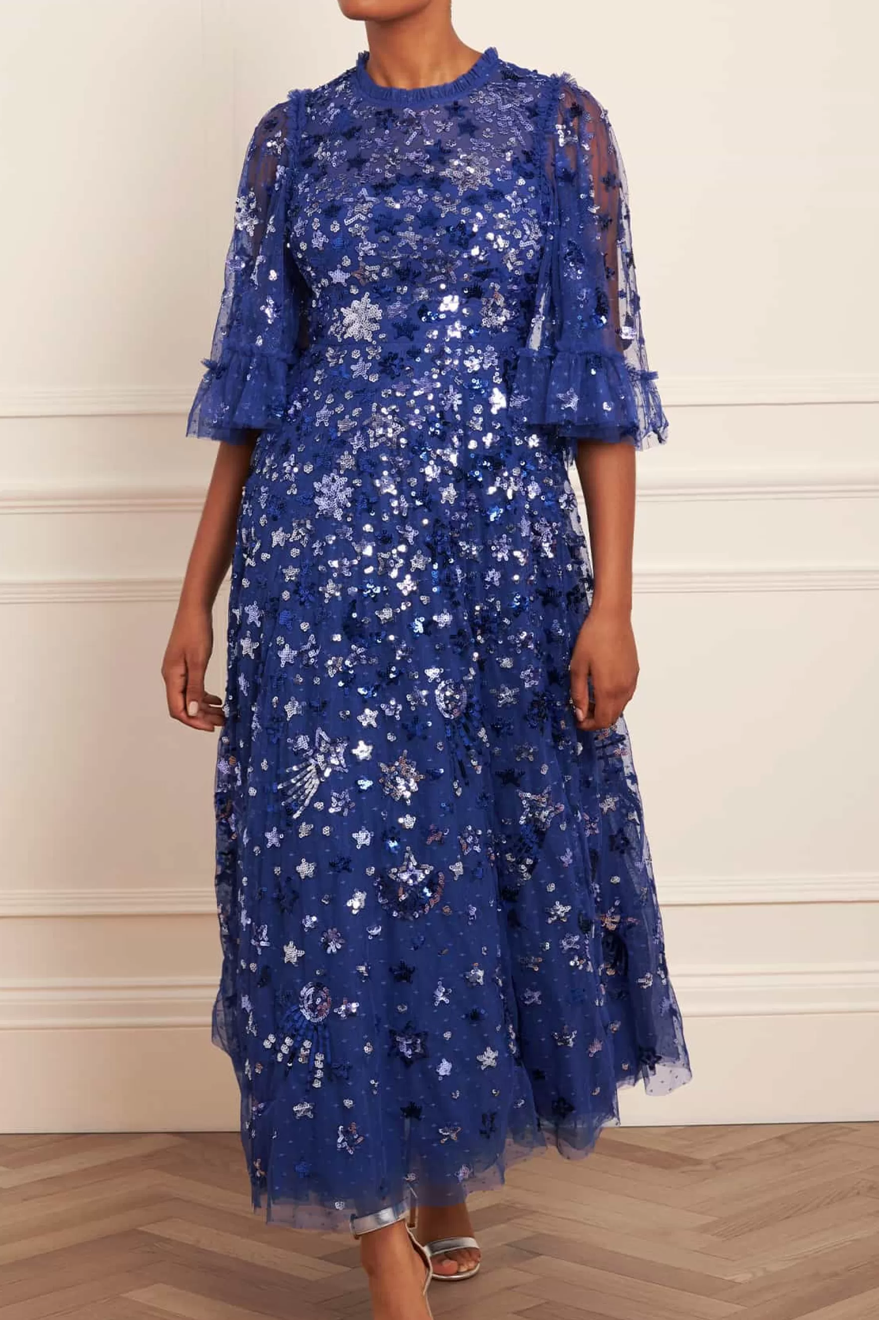 Needle & Thread Mummy & Me | Mummy & Me>Constellation Ankle Gown Blue
