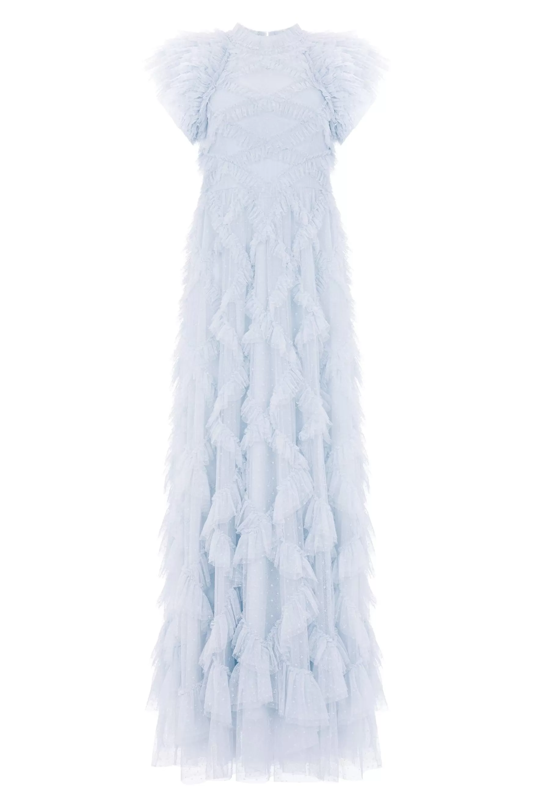 Needle & Thread Mummy & Me | Mummy & Me>Genevieve Ruffle Gown Blue
